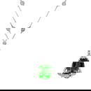 Rare Tiffany & Co. Platinum Tsavorite & Diamond Ladies Necklace