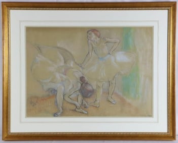 Louis Legrand (French, 1863-1951) Pastel on Paper