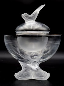 Lalique "Igor" Crystal Caviar Bowl