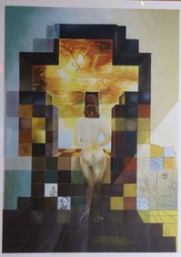 Salvador Dali "Lincoln in Dalivision" Lithograph