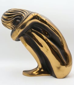 Tom Bennett (American, 1928-2016) "Solitude" Bronze Sculpture