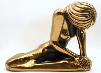 Tom Bennett (American, 1928-2016) "Secrets" Bronze Sculpture