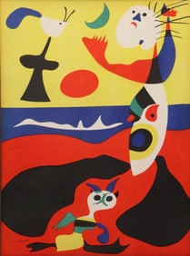 Joan Miro "L'ete`" (Spanish, 1893-1983) Lithograph