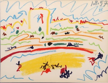 Pablo Picasso (Spain, 1881-1973) "La Corrida" Lithograph