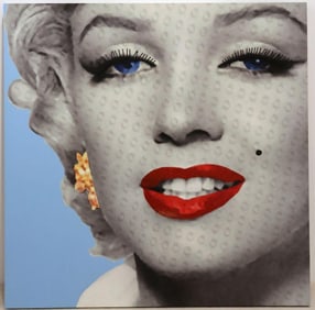 Daisy Papp "Marilyn: Florida Sky" Screenprint on Canvas
