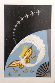 Erte "Air" Limited Edition Serigraph