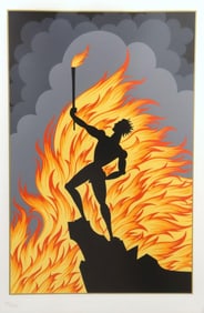 Erte "Fire" Limited Edition Serigraph