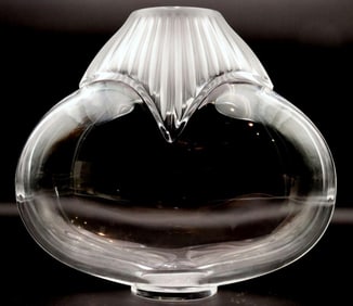 Lalique "Come" Crystal Vase