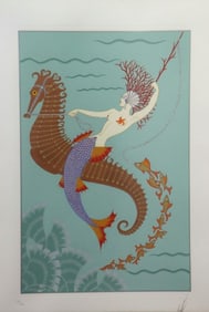 Erte "Water" Limited Edition Serigraph