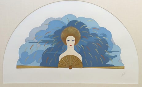 Erte "Storm" Limited Edition Serigraph