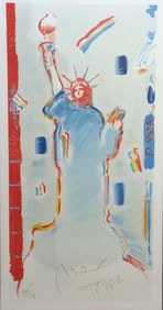 Peter Max "Statue of Liberty" Limited Edition Silkscreen