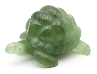 Daum "Turtle" Crystal Sculpture