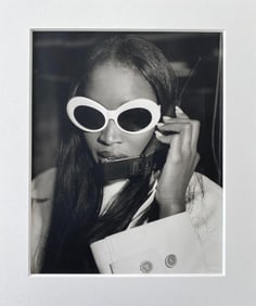 Bruce Weber (American, b.1946) "Naomi Campbell for Vogue Italia" Silver Gelatin Photography Print
