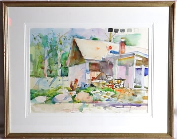 Charles Reid (American, 1937–2019) Watercolor on Paper