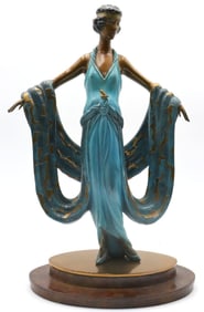 Erte "Gala" Bronze Sculpture