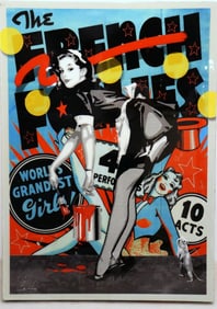 Jim Ceravolo "French Follies" Acrylic on Canvas