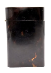 Antique English Tortoise Shell Box