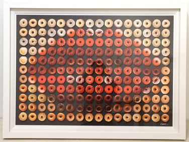Candice Ceravolo (American, b.1953)  "Donuts" Screenprint on Paper