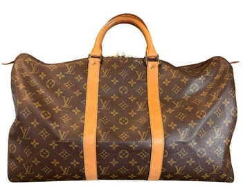 Louis Vuitton Keepall 50 Monogram Canvas Duffle Bag