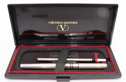 Vintage Valentino Garavani Sterling Silver Pen