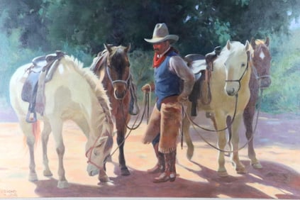 Sherry Blanchard Stuart (American, b.1941) Oil Painting on Canvas