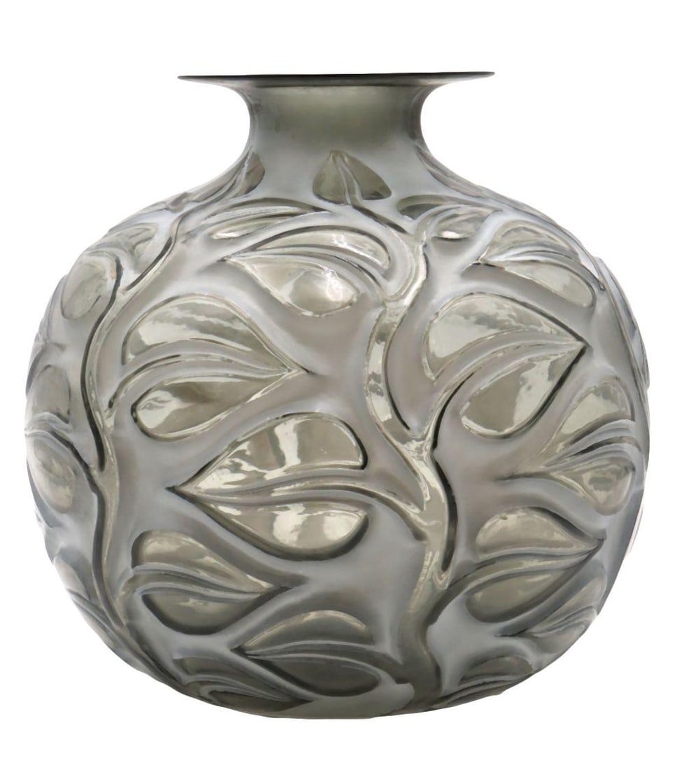 Rene Lalique "Sophora" Glass Vase (1 of 7)