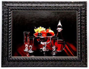 Ilkin Deniz (Turkish, b.1961) Acrylic Painting on Canvas