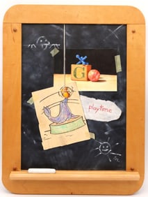 Georgina Love (American, b. 1959) Oil on Board