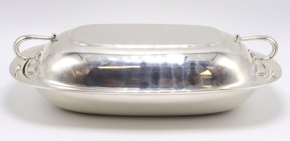 Reed & Barton Sterling Silver Covered Vegetable Tray