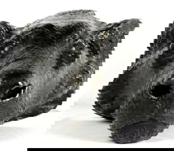 Georges Lucien Guyot (French 1885-1973) Lion Head Bronze: Georges Lucien Guyot (French 1885-1973) Lion Head Bronze Wall Sculpture. Limited edition, numbered - EAI/IV. Measures approx. - 13 1/4" wide x 12" long x 10 1/2" high. Signed on bronze.