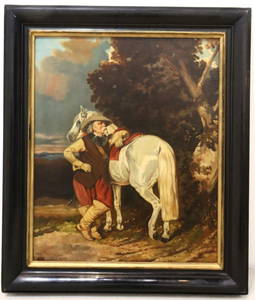 Alfred de Dreux (French, 1810-1860) Oil Painting on Canvas