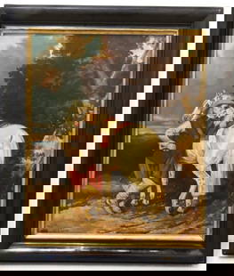 Alfred de Dreux (French, 1810-1860) Oil Painting on Canvas: Antique, 19th Century Alfred de Dreux (French, 1810-1860) Oil Painting on Canvas. Measures approx. - 28" high x 22 3/4" wide, with frame - 36" high x 30 3/4" wide. Signed lower left.