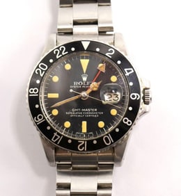 Vintage Rolex GMT-Master Stainless Steel Wristwatch