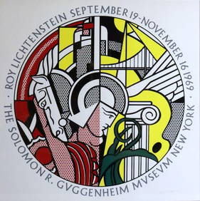 Roy Lichtenstein "Solomon R. Guggenheim Museum" Screenprint, Signed (1 of 10)
