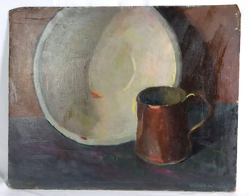 Henry Hensche (American, 1899-1992) Oil Painting on Panel