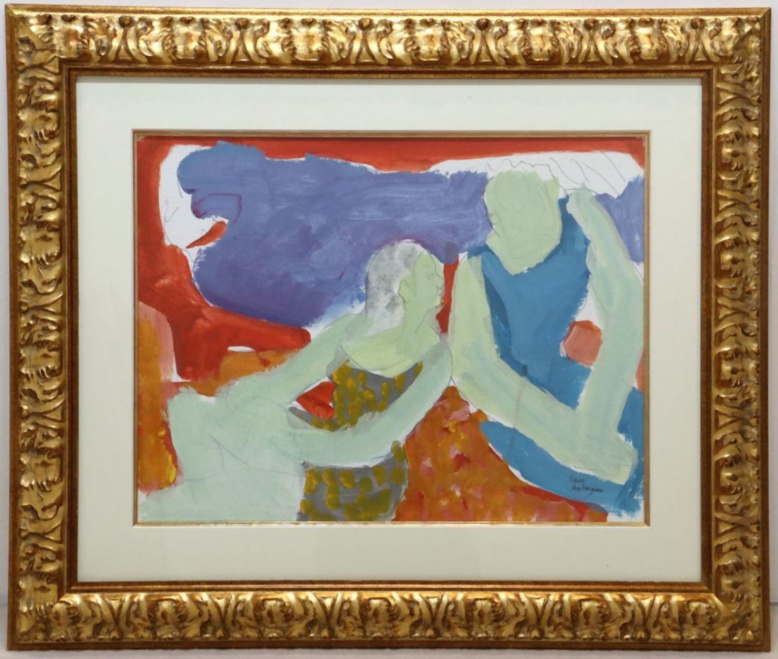 Pierre Ambrogiani (French, 1907-1985) Watercolor (1 of 7)