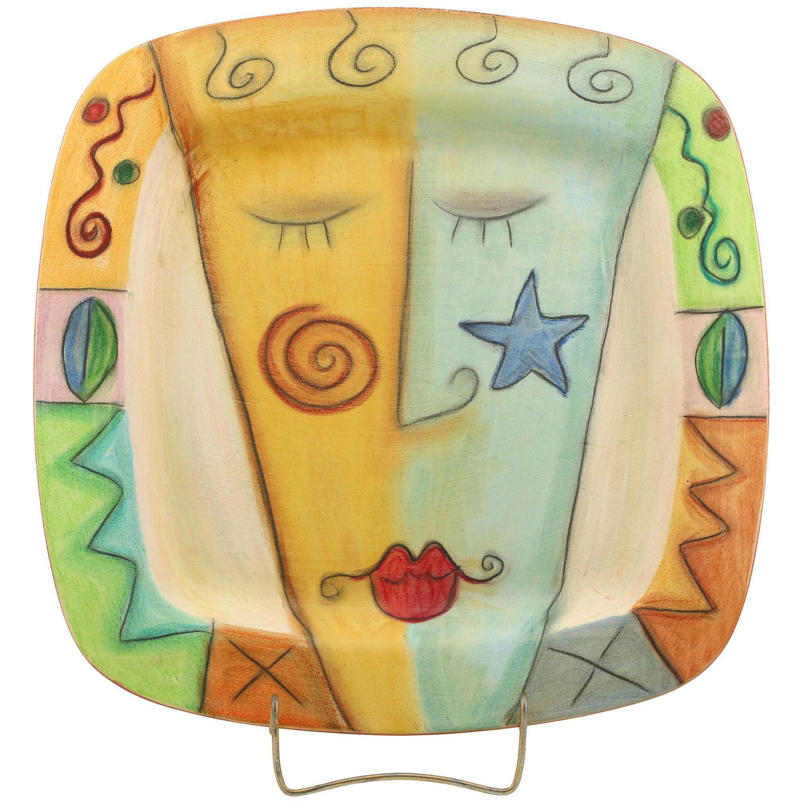 Barwick Painted Ceramic Tray (1 of 3)