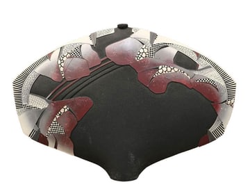 Ceramic Hand Painted Urn