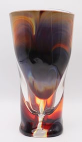 Dino Rosin (Italian, b. 1948) "Pebble" Murano Glass Vase