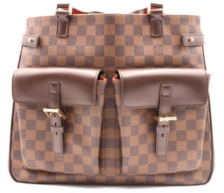 Louis Vuitton Damier Ebene Uzes Tote Shoulder Bag