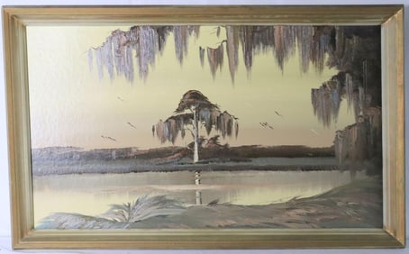 James Gibson Highway Men Oil Painting on Masonite