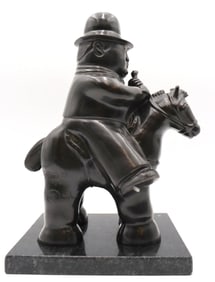 After Botero Bronze Sculpture