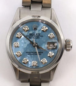 Rolex Datejust 6517 Stainless Steel Ladies Wristwatch