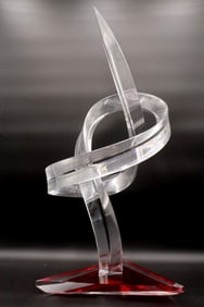 Michael Plaminek Limited Edition Lucite Sculpture