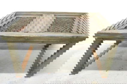 Antique Moroccan Window Grate Table
