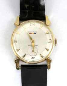 Vintage Benrus 14Kt Men's Wristwatch