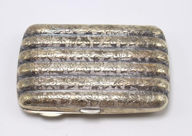 A & F Tappin London Sterling Silver Cigarette Box