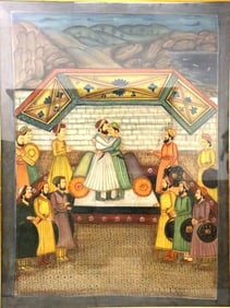 Vintage Indian Scene Painting