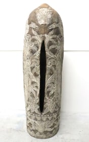 Large Indonesian Hand-Carved Drum