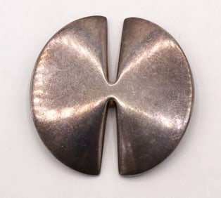 Georg Jensen Modernist Sterling Silver Brooch